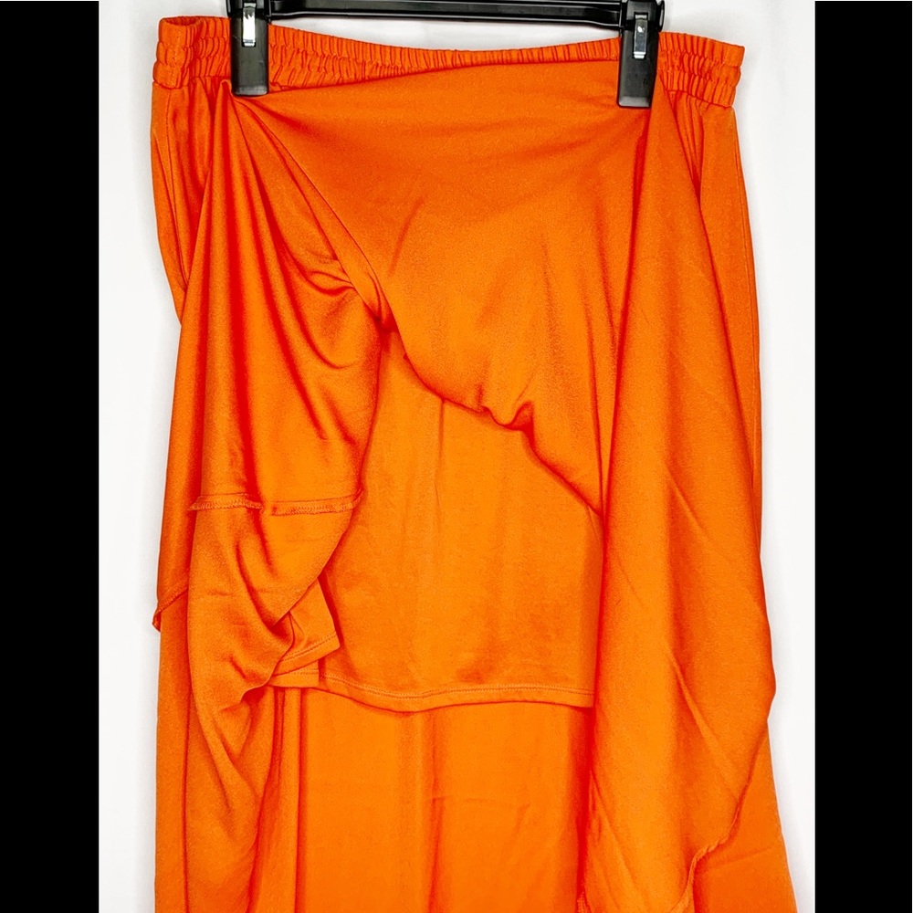 Worthington Orange Maxi Skirt PXL - Picture 2 of 5